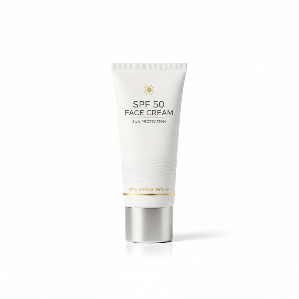 SPF 50 Sunscreen Face Cream Lightweight Non-Greasy