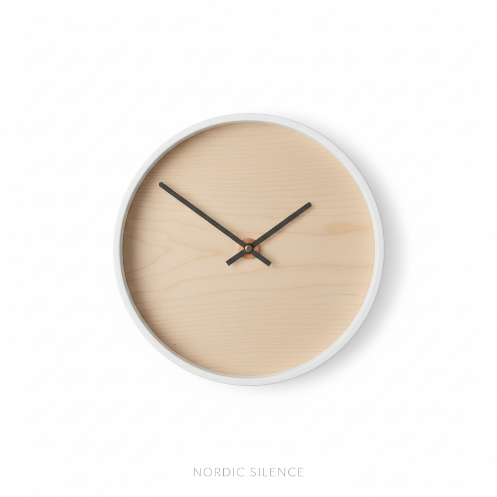 Minimalist Silent Wall Clock